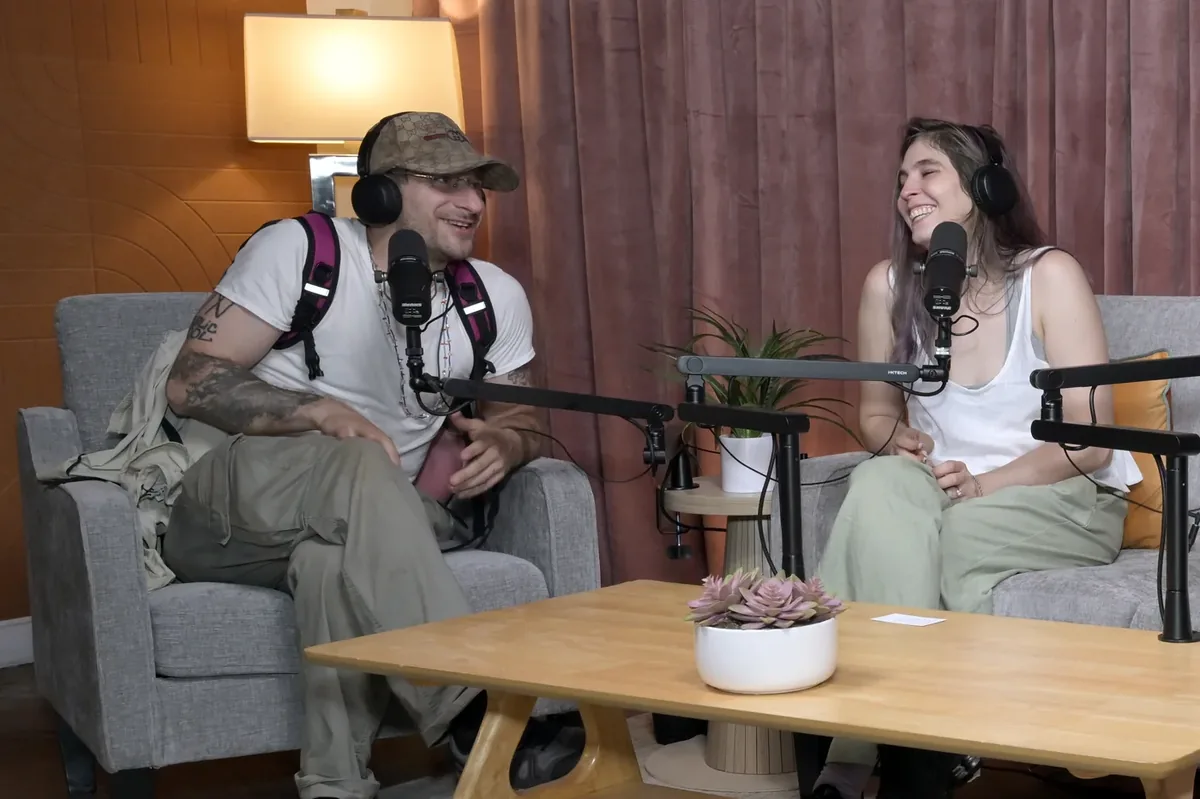 Podcast recording session at Public Sound Studios Brooklyn